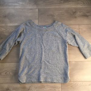 Heather gray J. Crew sweatshirt EUC